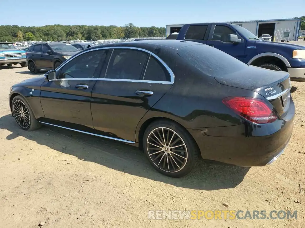 2 Photograph of a damaged car W1KWF8DB1MR647324 MERCEDES-BENZ C-CLASS 2021