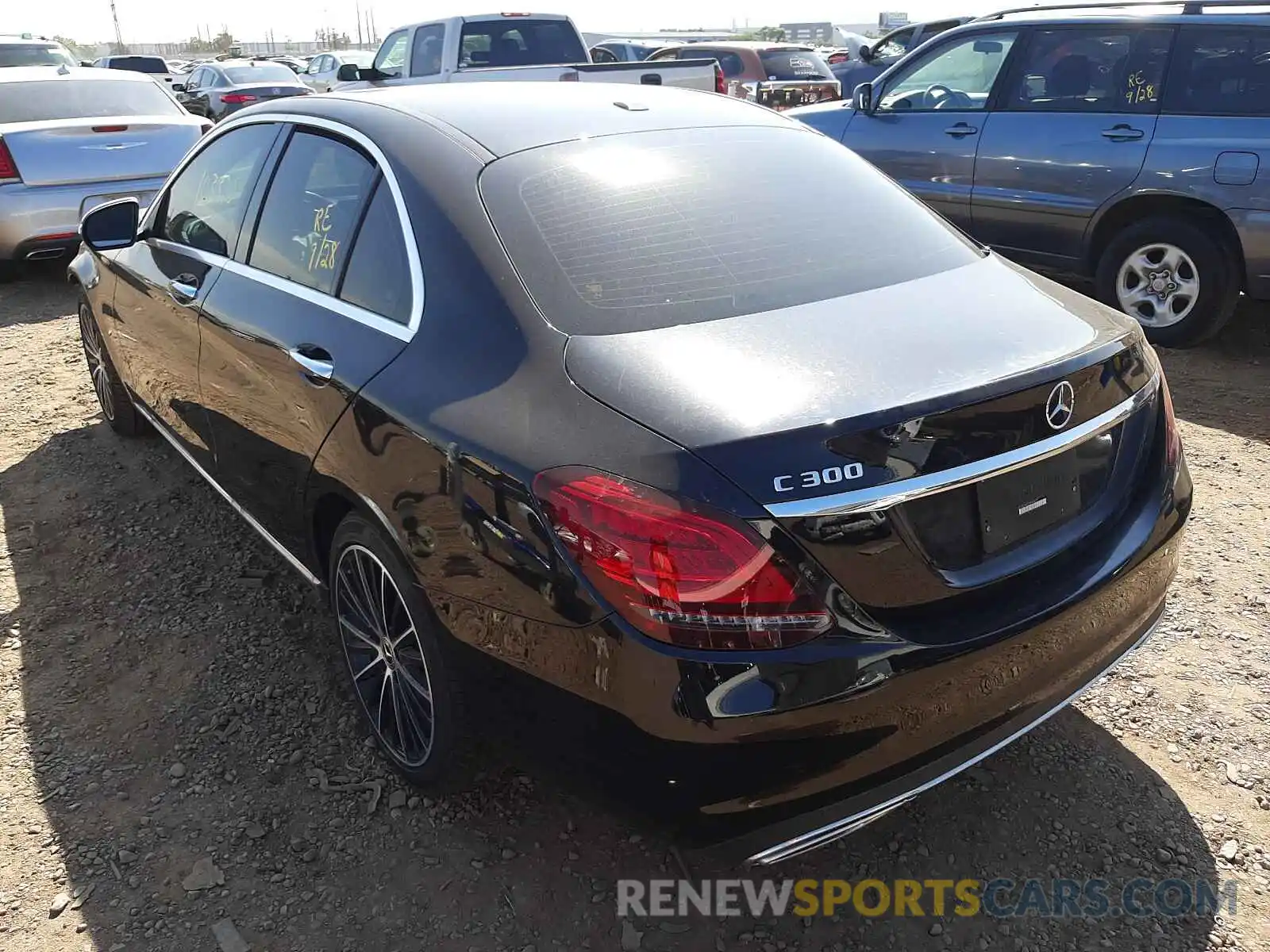 3 Photograph of a damaged car W1KWF8DB2MR604479 MERCEDES-BENZ C-CLASS 2021