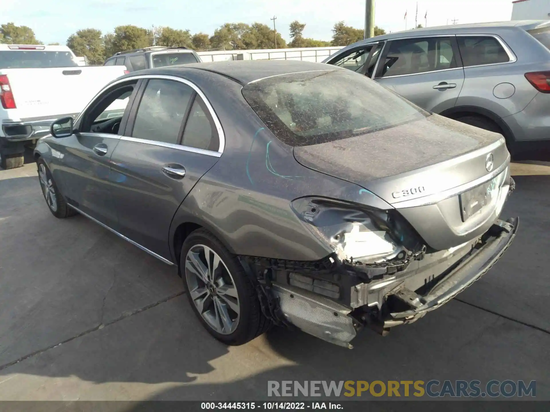 3 Photograph of a damaged car W1KWF8DB2MR605020 MERCEDES-BENZ C-CLASS 2021