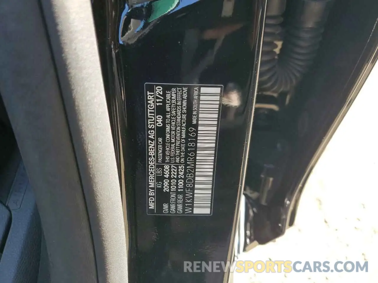 12 Photograph of a damaged car W1KWF8DB2MR618169 MERCEDES-BENZ C-CLASS 2021