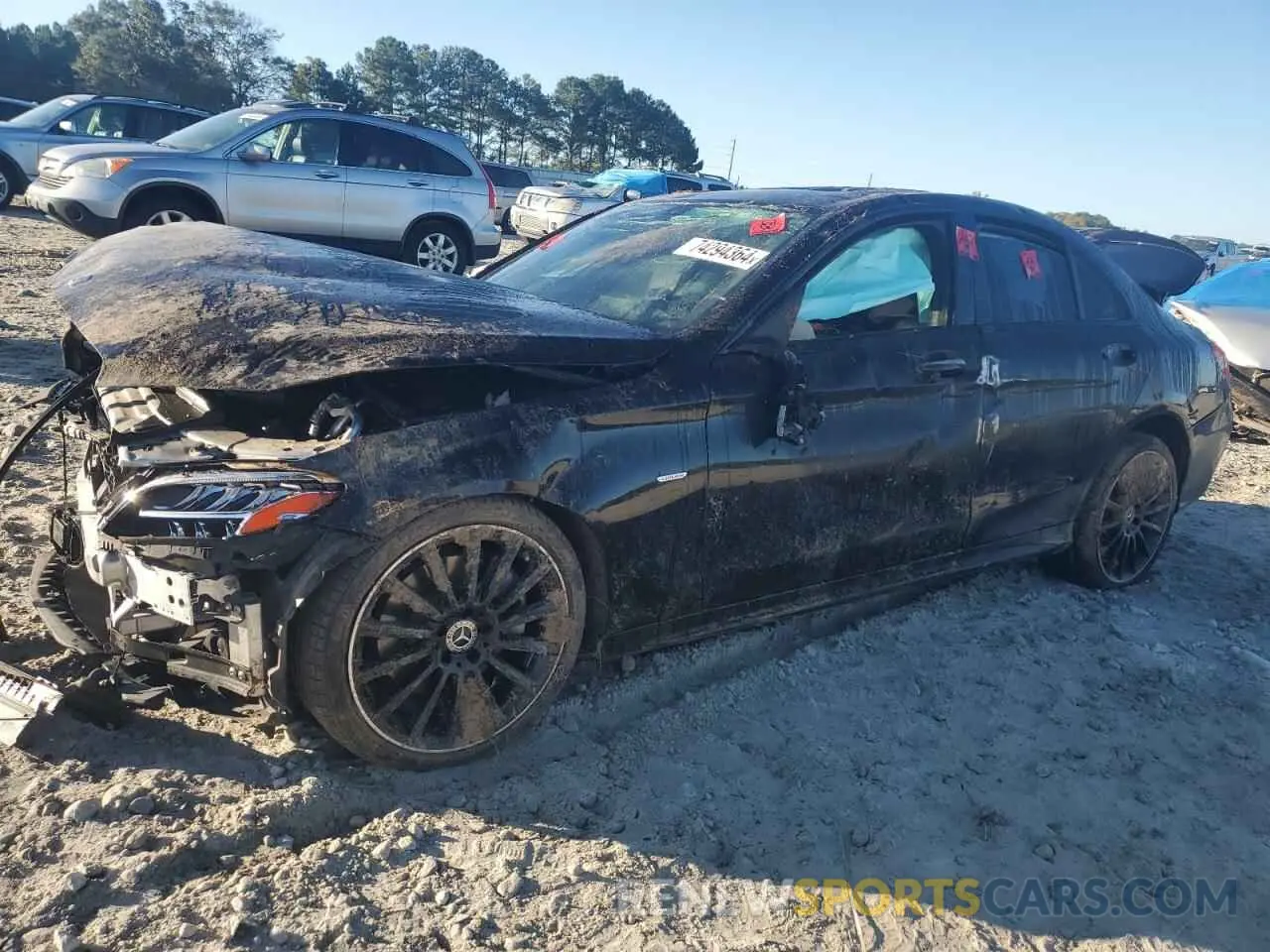1 Photograph of a damaged car W1KWF8DB2MR647560 MERCEDES-BENZ C-CLASS 2021