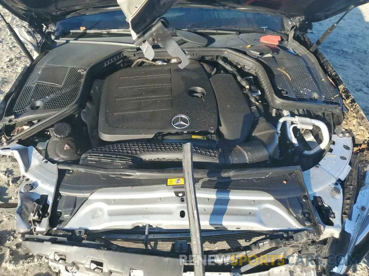 11 Photograph of a damaged car W1KWF8DB2MR647560 MERCEDES-BENZ C-CLASS 2021