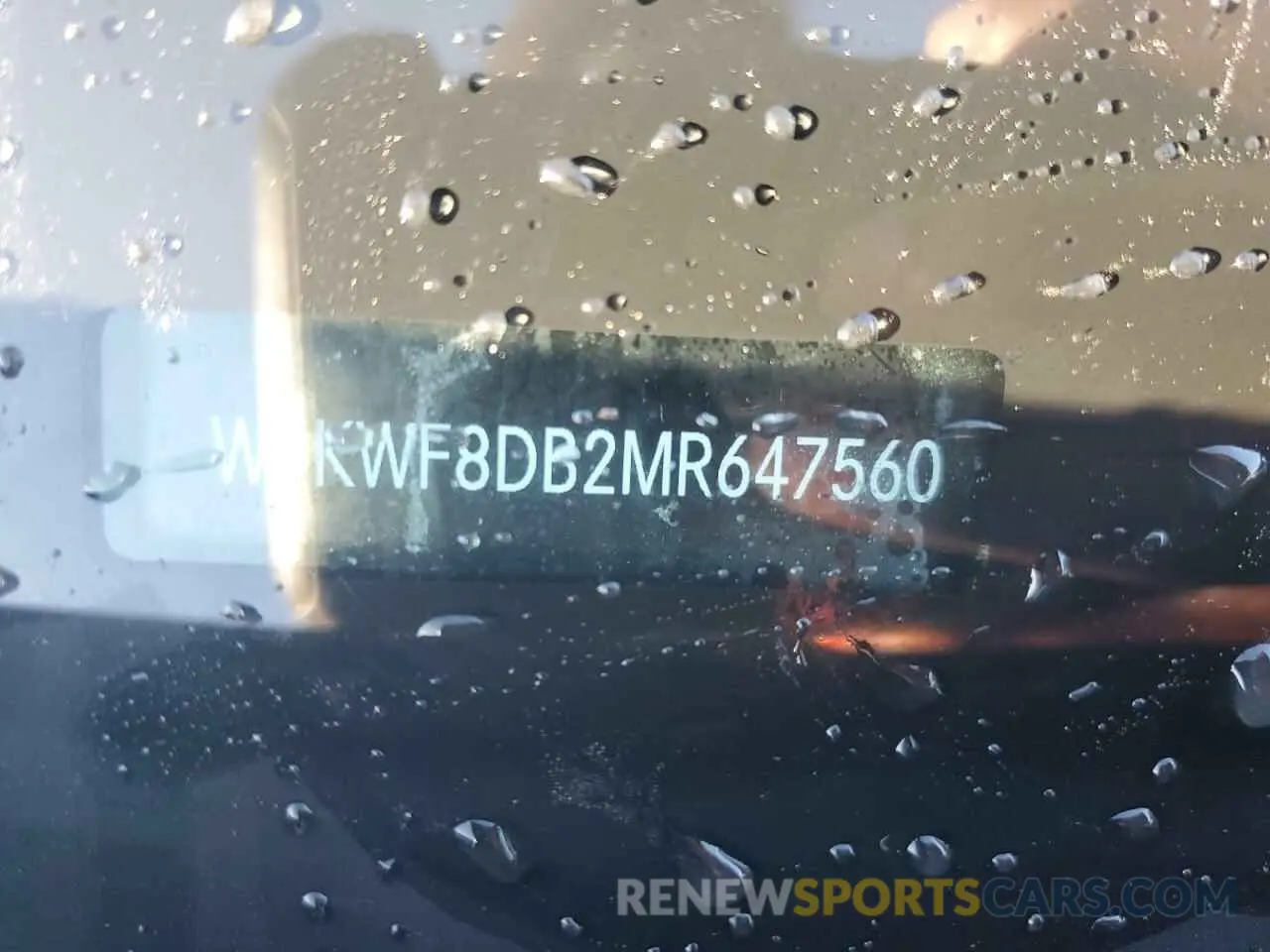 12 Photograph of a damaged car W1KWF8DB2MR647560 MERCEDES-BENZ C-CLASS 2021