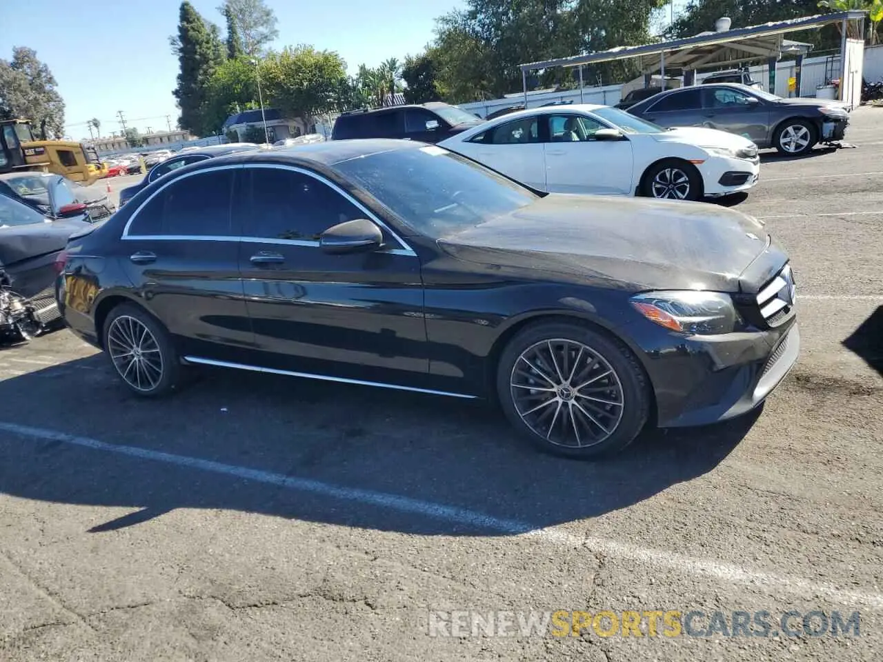 4 Photograph of a damaged car W1KWF8DB3MR611392 MERCEDES-BENZ C-CLASS 2021