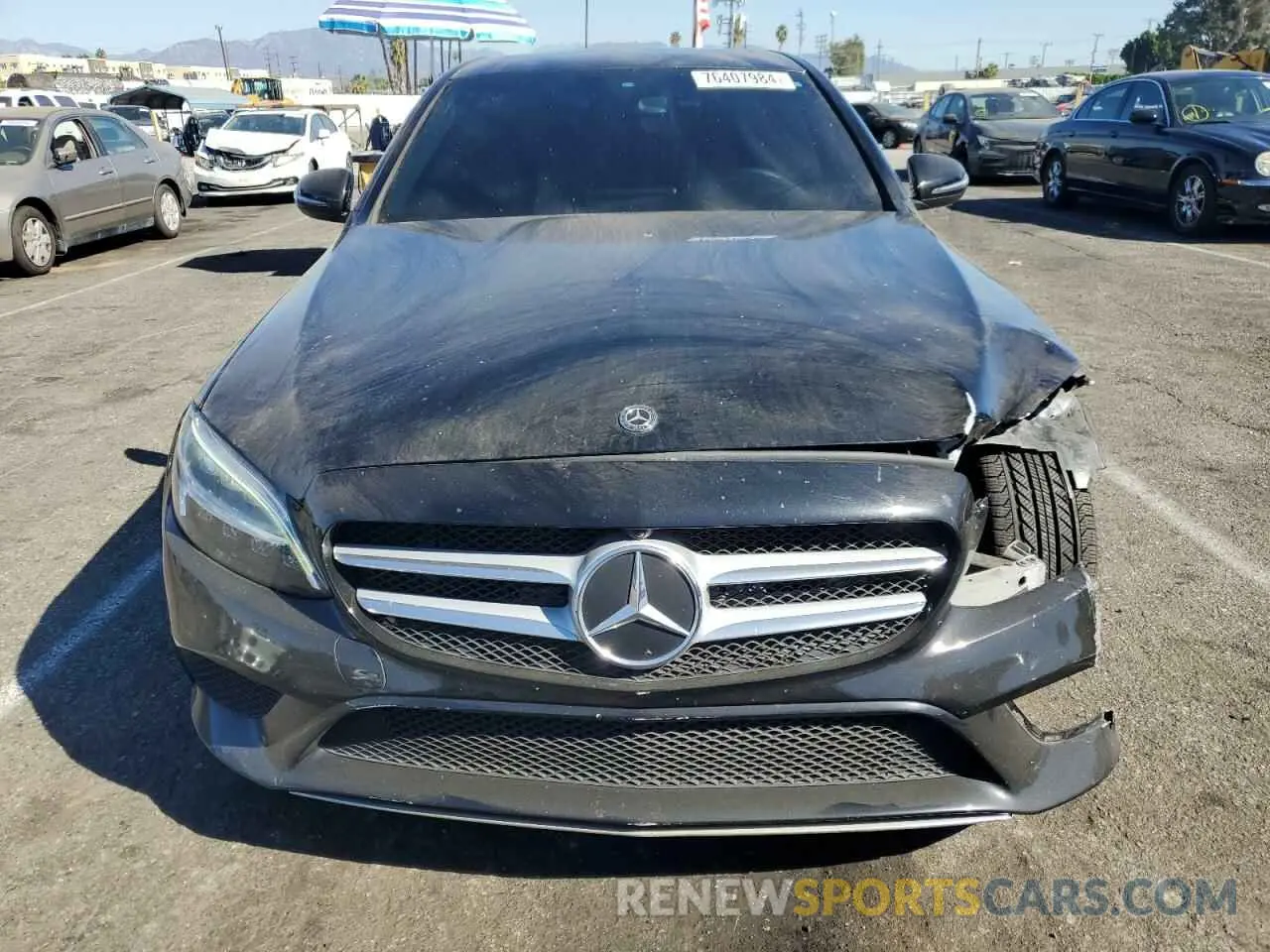 5 Photograph of a damaged car W1KWF8DB3MR611392 MERCEDES-BENZ C-CLASS 2021