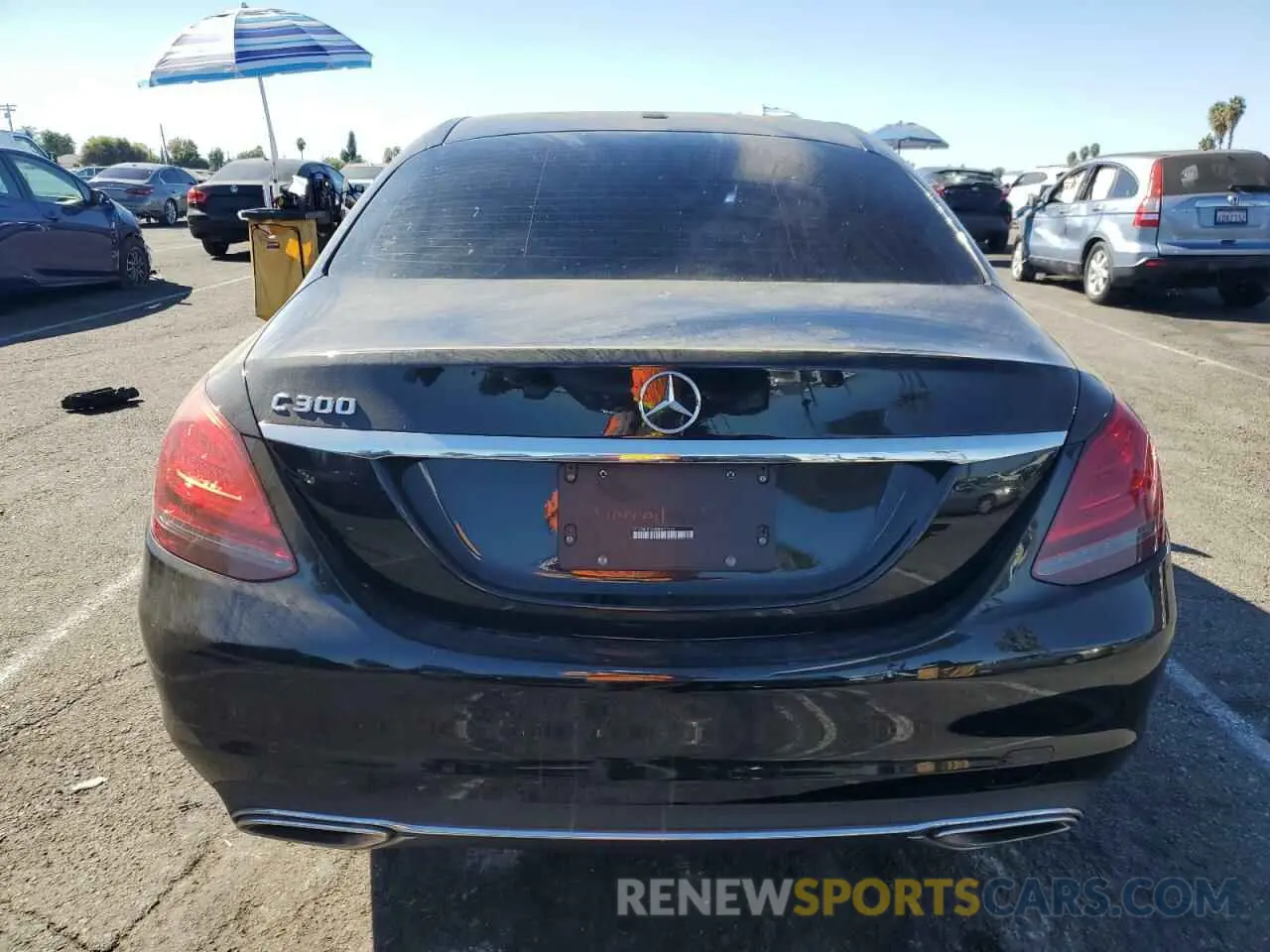 6 Photograph of a damaged car W1KWF8DB3MR611392 MERCEDES-BENZ C-CLASS 2021