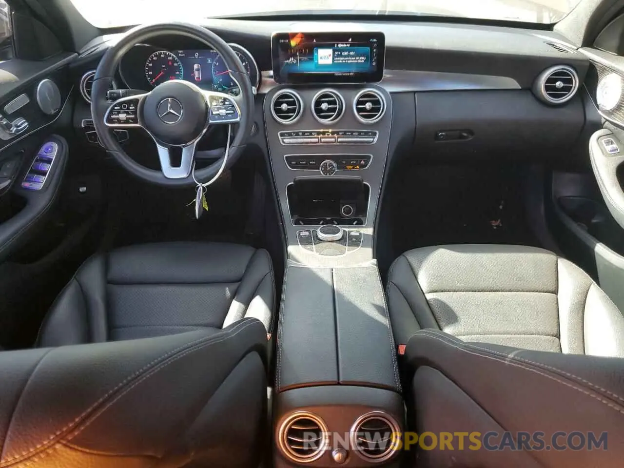8 Photograph of a damaged car W1KWF8DB3MR611392 MERCEDES-BENZ C-CLASS 2021
