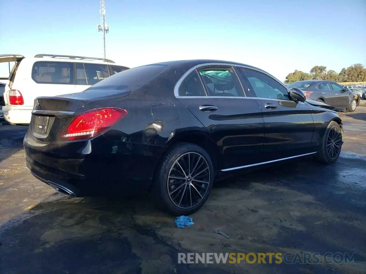 3 Photograph of a damaged car W1KWF8DB3MR623865 MERCEDES-BENZ C-CLASS 2021