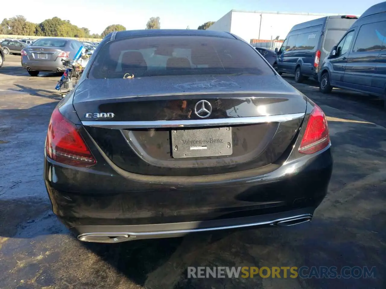 6 Photograph of a damaged car W1KWF8DB3MR623865 MERCEDES-BENZ C-CLASS 2021