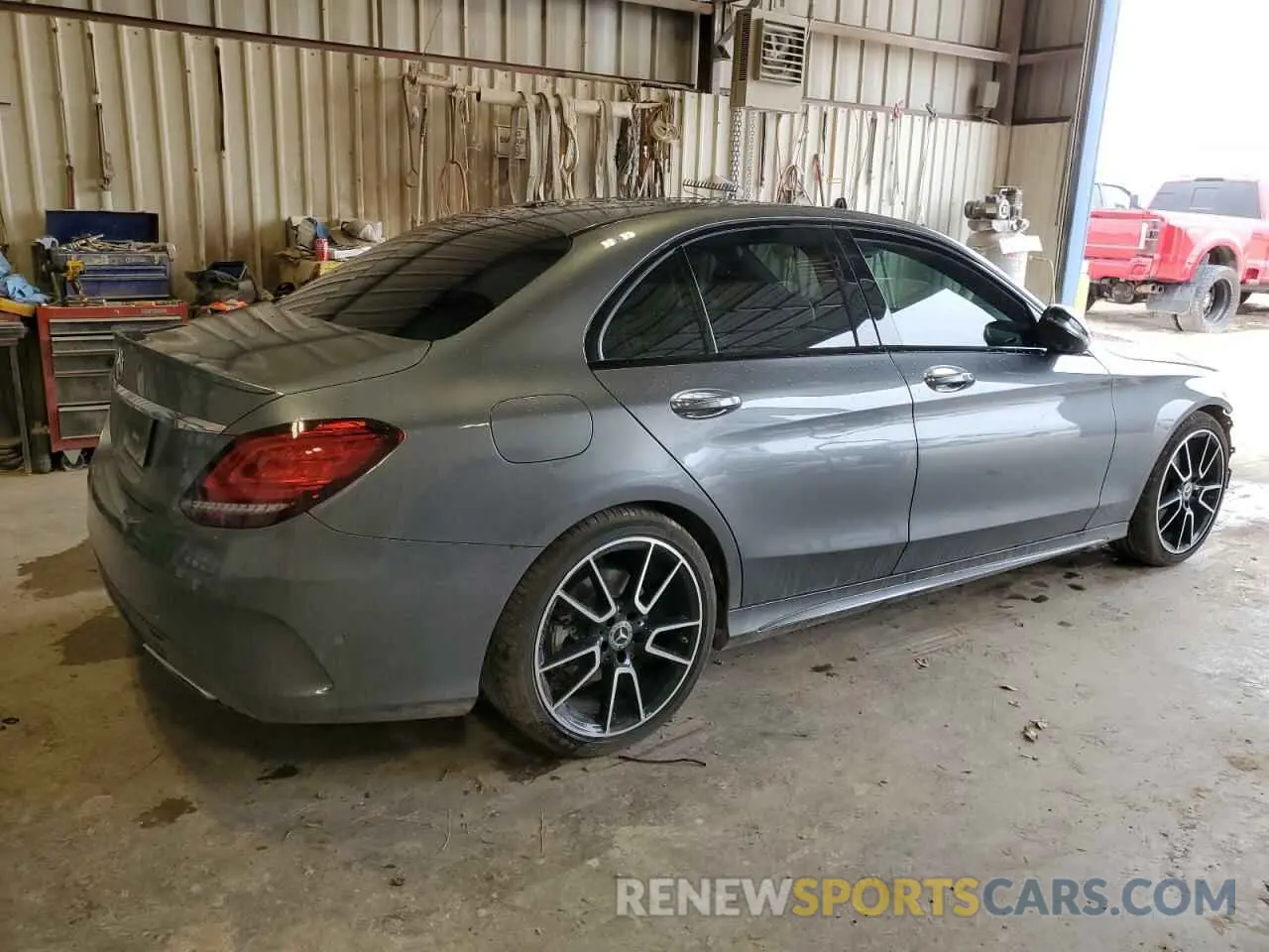 3 Photograph of a damaged car W1KWF8DB3MR638950 MERCEDES-BENZ C-CLASS 2021