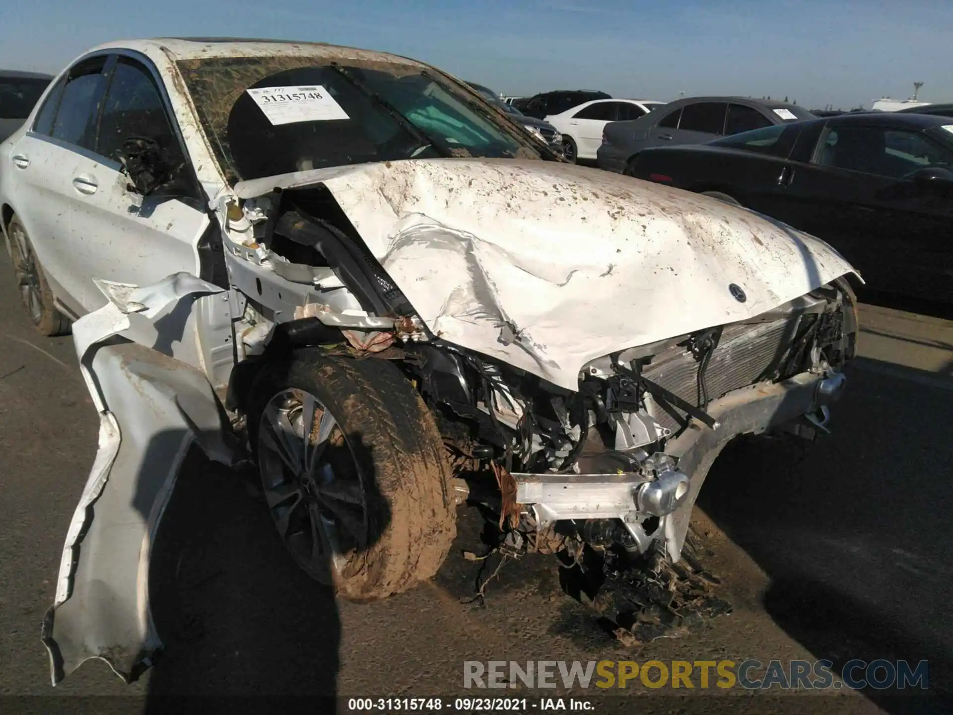 6 Photograph of a damaged car W1KWF8DB3MR639063 MERCEDES-BENZ C-CLASS 2021