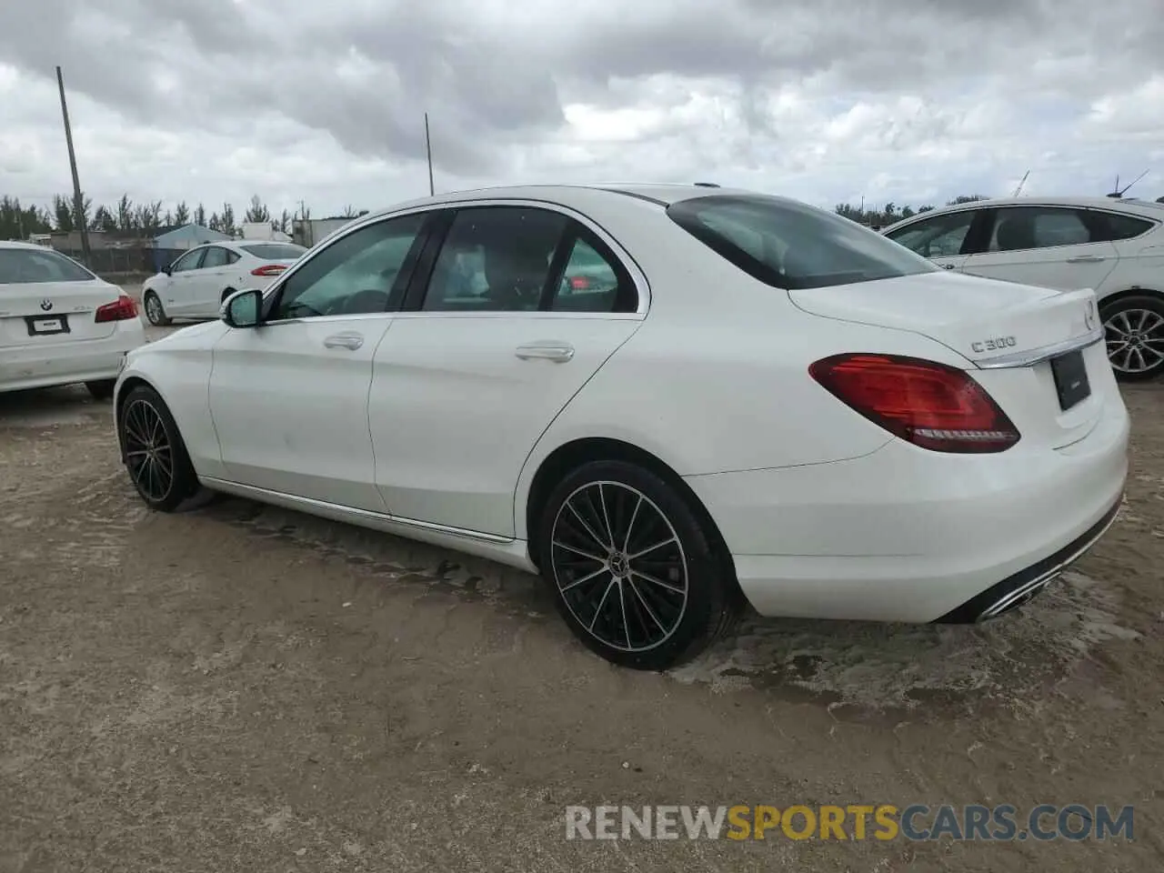 2 Photograph of a damaged car W1KWF8DB3MR651133 MERCEDES-BENZ C-CLASS 2021