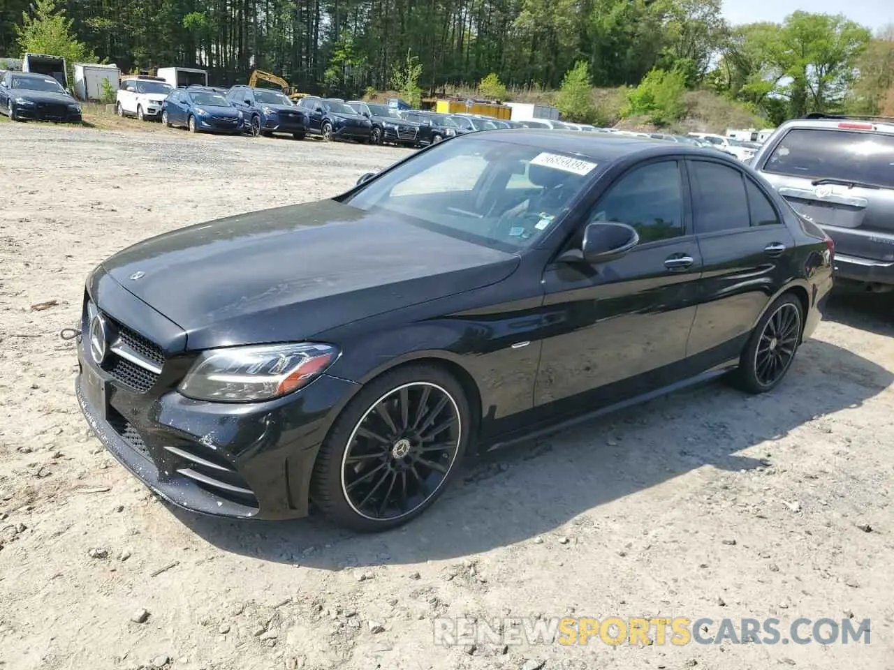1 Photograph of a damaged car W1KWF8DB4MR630629 MERCEDES-BENZ C-CLASS 2021