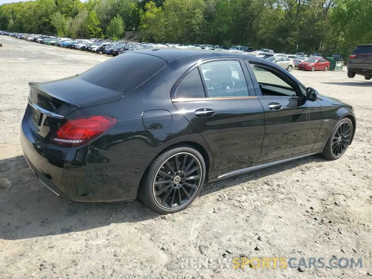 3 Photograph of a damaged car W1KWF8DB4MR630629 MERCEDES-BENZ C-CLASS 2021