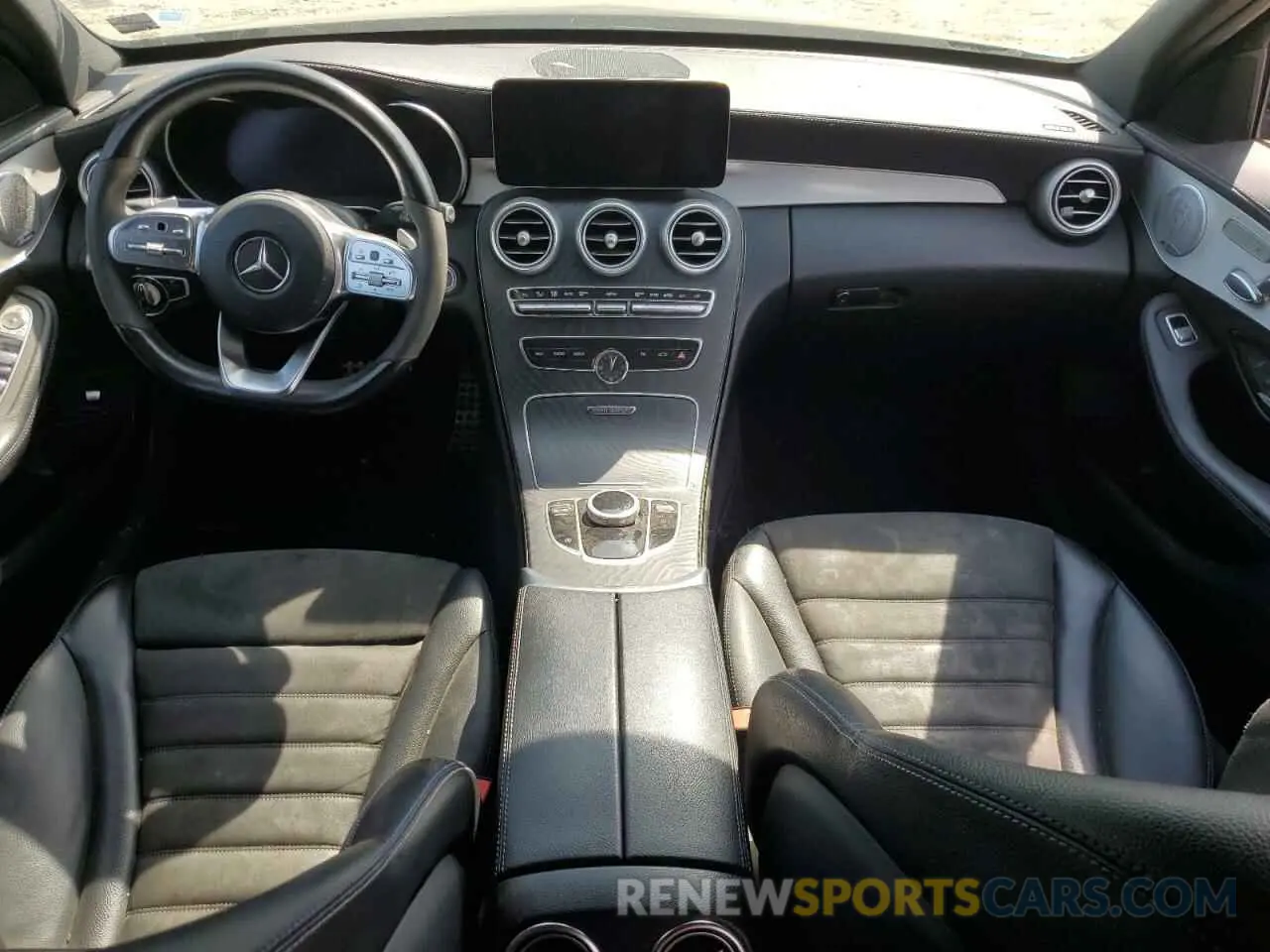 8 Photograph of a damaged car W1KWF8DB4MR630629 MERCEDES-BENZ C-CLASS 2021