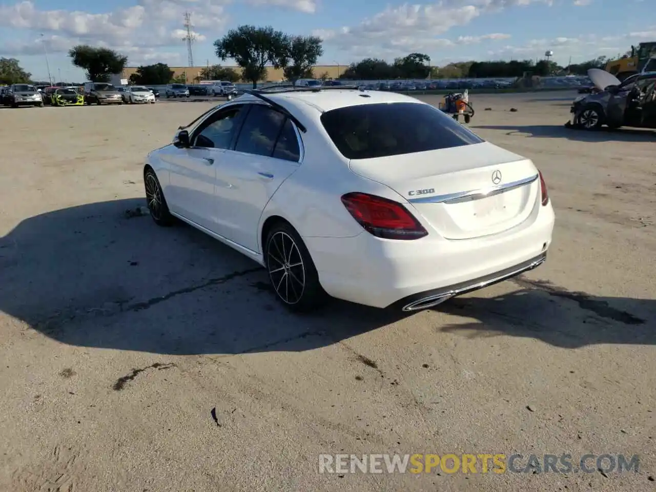 3 Photograph of a damaged car W1KWF8DB4MR646877 MERCEDES-BENZ C-CLASS 2021