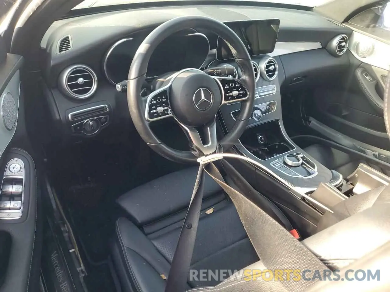 8 Photograph of a damaged car W1KWF8DB4MR648709 MERCEDES-BENZ C-CLASS 2021