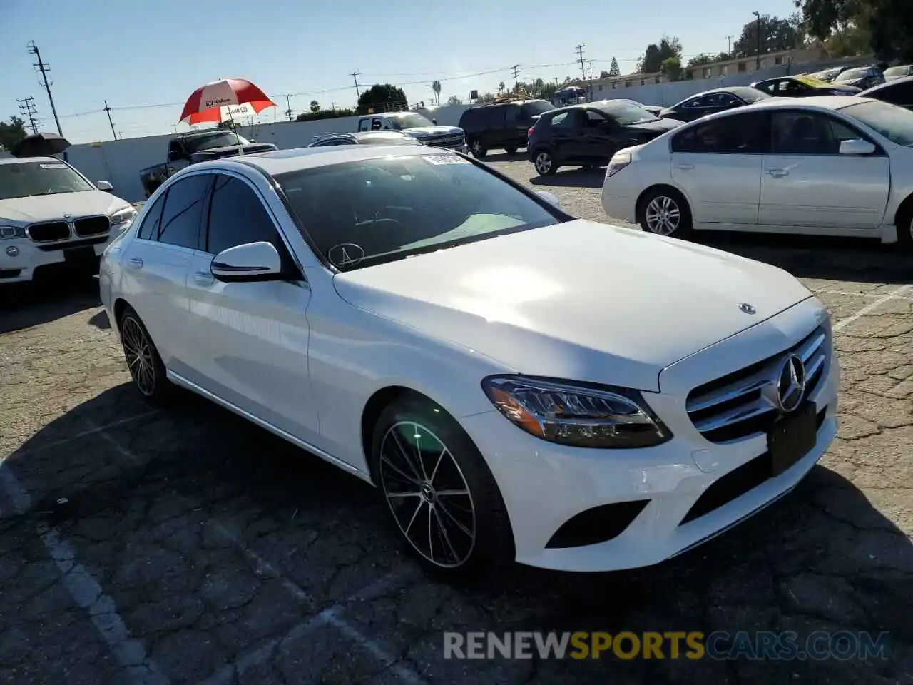 1 Photograph of a damaged car W1KWF8DB5MR612690 MERCEDES-BENZ C-CLASS 2021