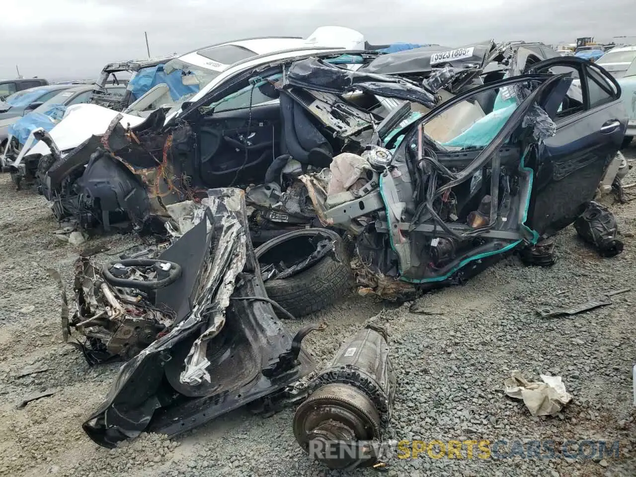 1 Photograph of a damaged car W1KWF8DB5MR619137 MERCEDES-BENZ C-CLASS 2021