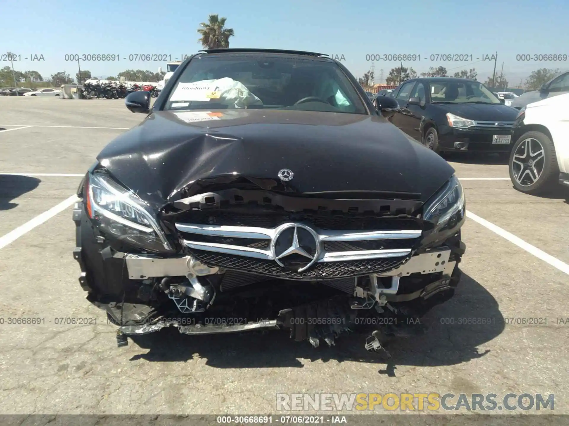 6 Photograph of a damaged car W1KWF8DB5MR621681 MERCEDES-BENZ C-CLASS 2021