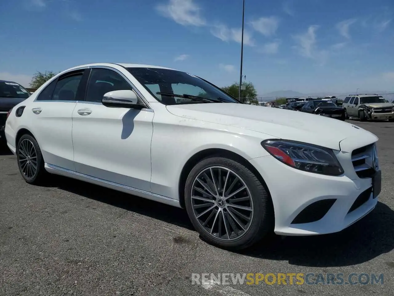 4 Photograph of a damaged car W1KWF8DB5MR626928 MERCEDES-BENZ C-CLASS 2021