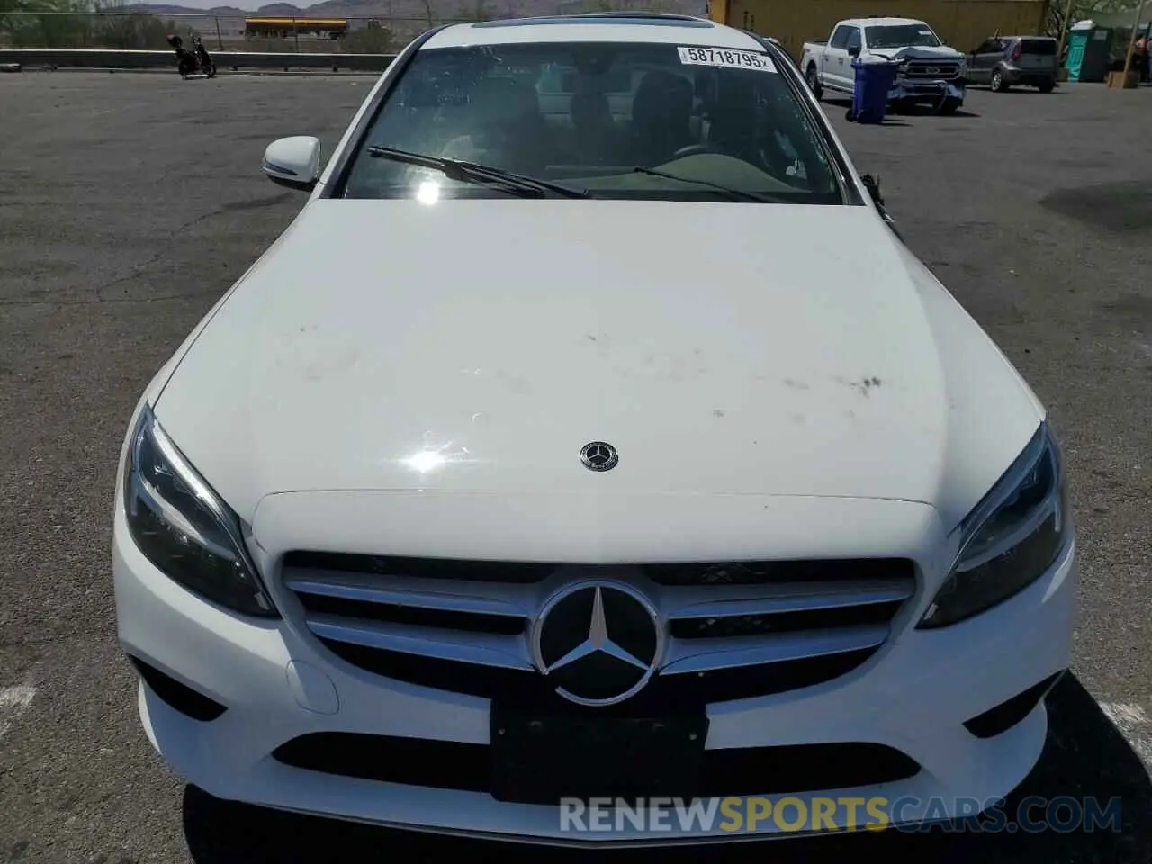 5 Photograph of a damaged car W1KWF8DB5MR626928 MERCEDES-BENZ C-CLASS 2021