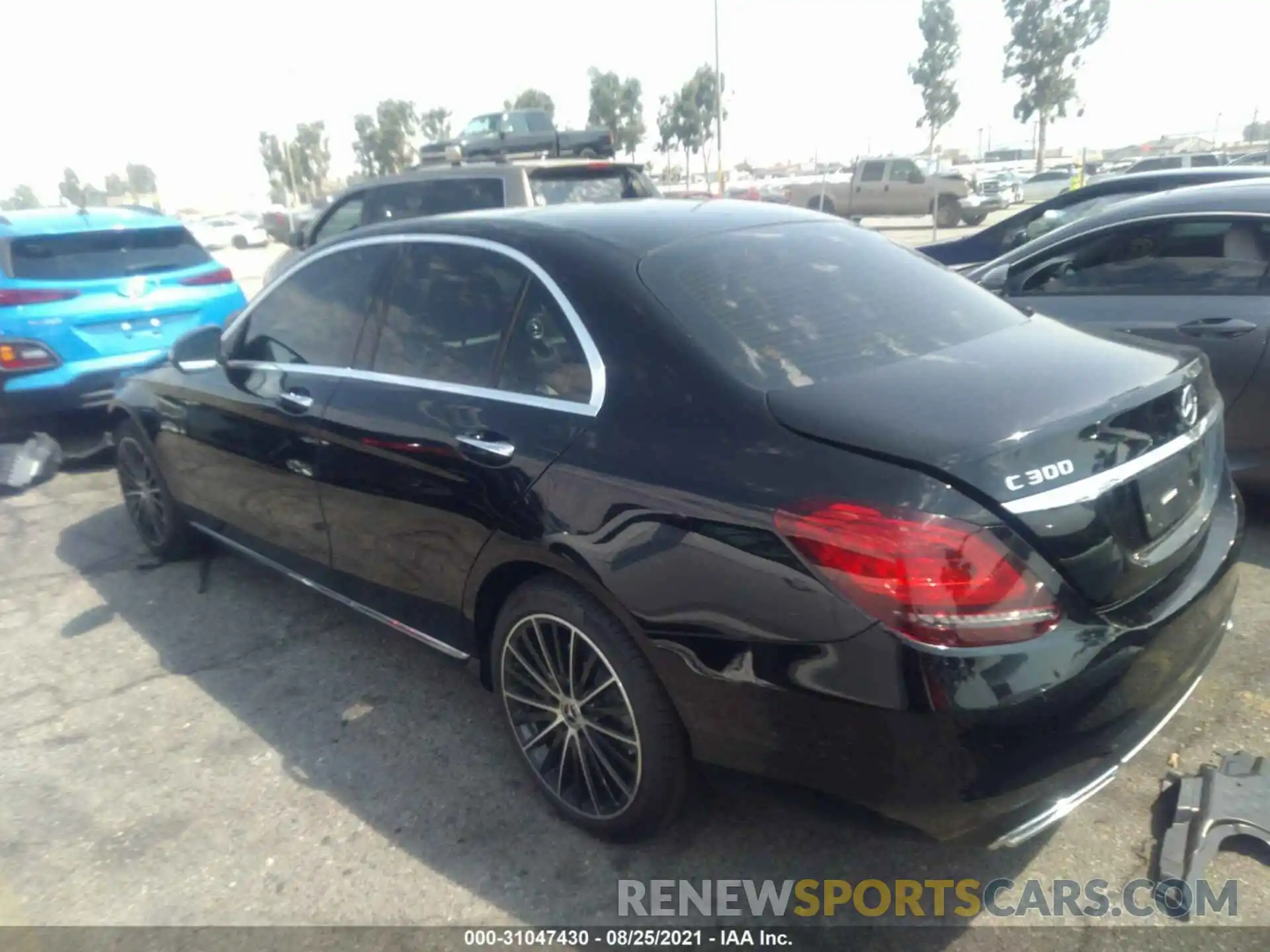 3 Photograph of a damaged car W1KWF8DB5MR628727 MERCEDES-BENZ C-CLASS 2021