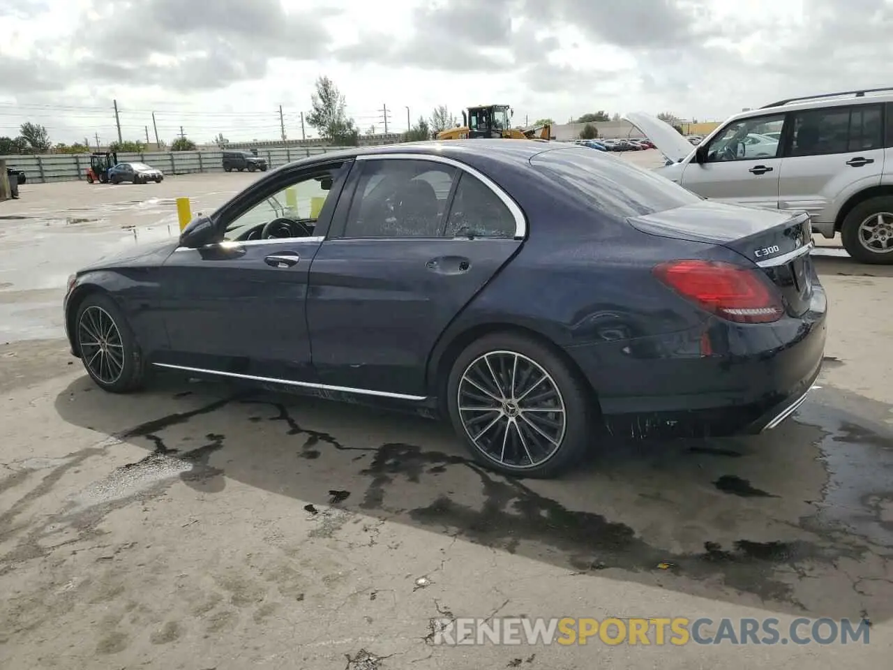 2 Photograph of a damaged car W1KWF8DB5MR632714 MERCEDES-BENZ C-CLASS 2021