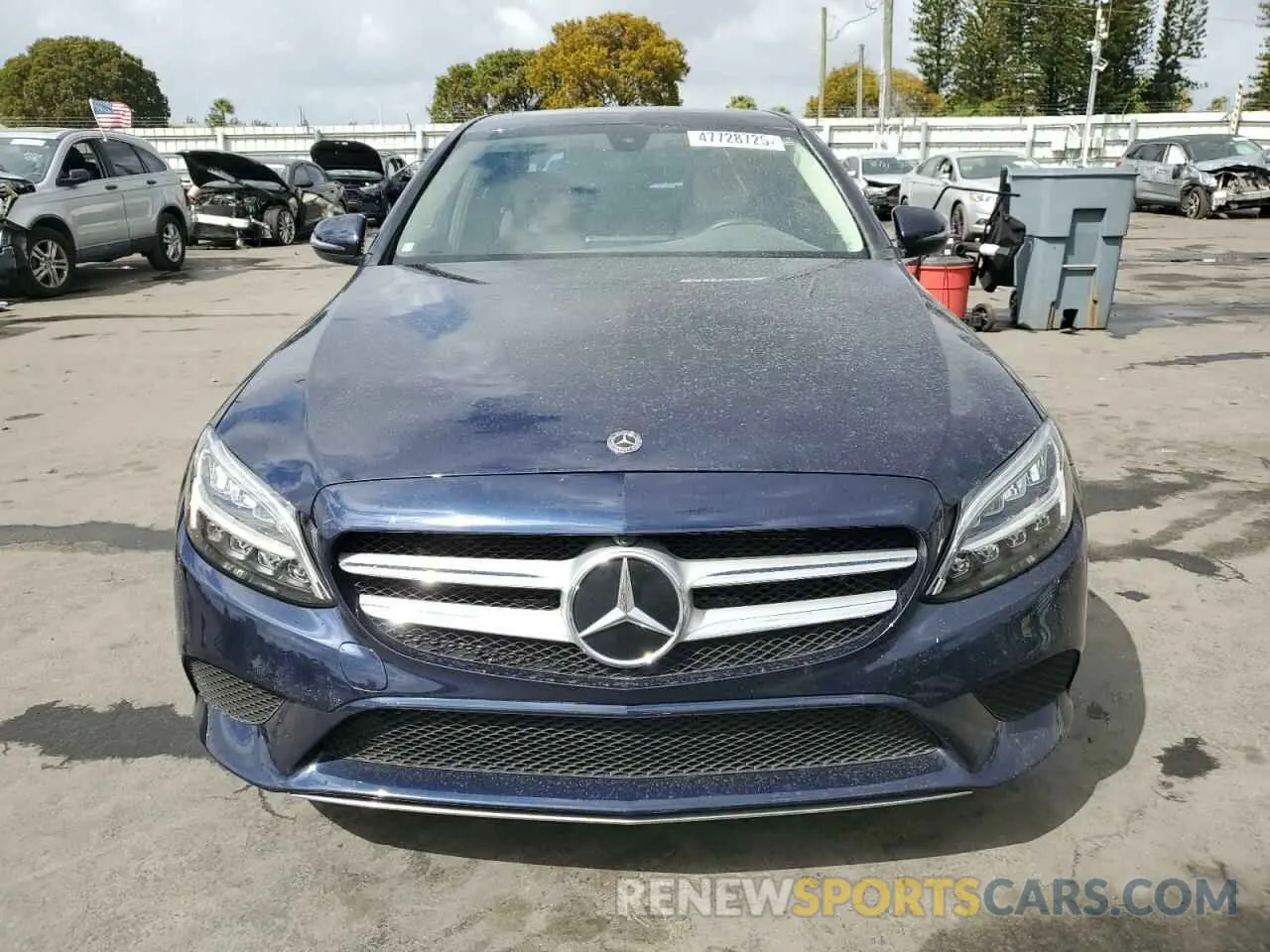 5 Photograph of a damaged car W1KWF8DB5MR632714 MERCEDES-BENZ C-CLASS 2021