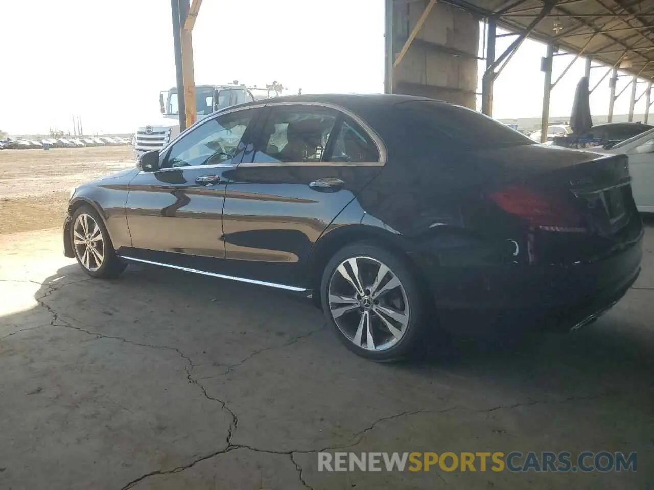 2 Photograph of a damaged car W1KWF8DB5MR641476 MERCEDES-BENZ C-CLASS 2021