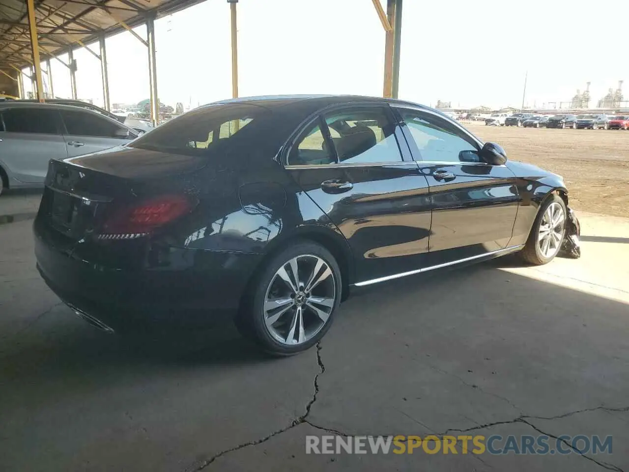 3 Photograph of a damaged car W1KWF8DB5MR641476 MERCEDES-BENZ C-CLASS 2021