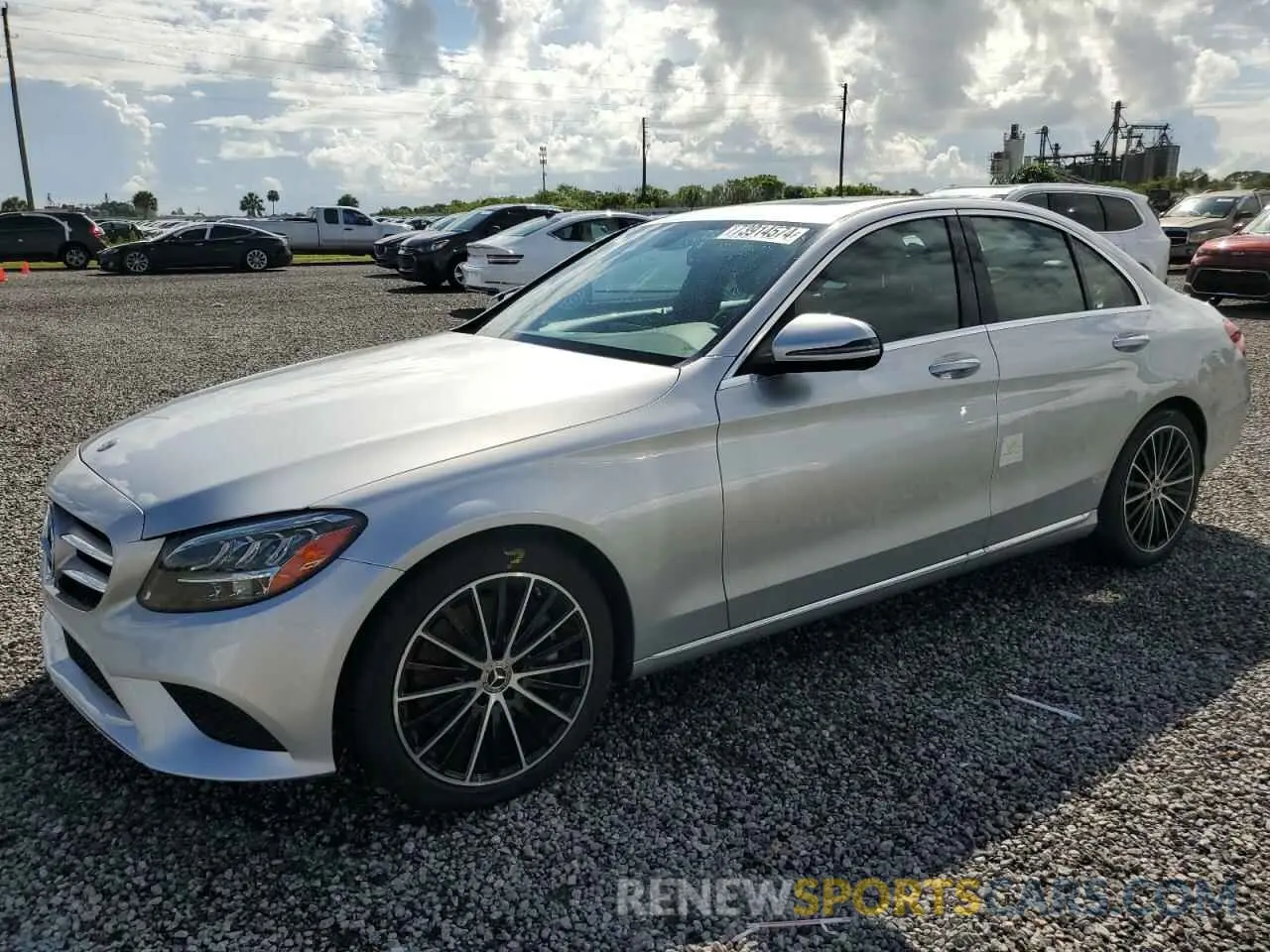 1 Photograph of a damaged car W1KWF8DB6MR650610 MERCEDES-BENZ C-CLASS 2021