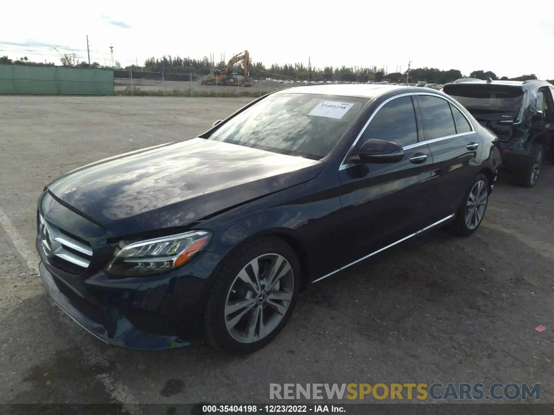 2 Photograph of a damaged car W1KWF8DB6MR651529 MERCEDES-BENZ C-CLASS 2021