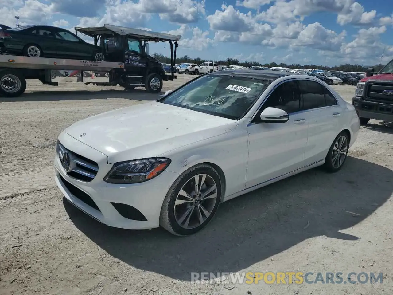 1 Photograph of a damaged car W1KWF8DB7MR604591 MERCEDES-BENZ C-CLASS 2021