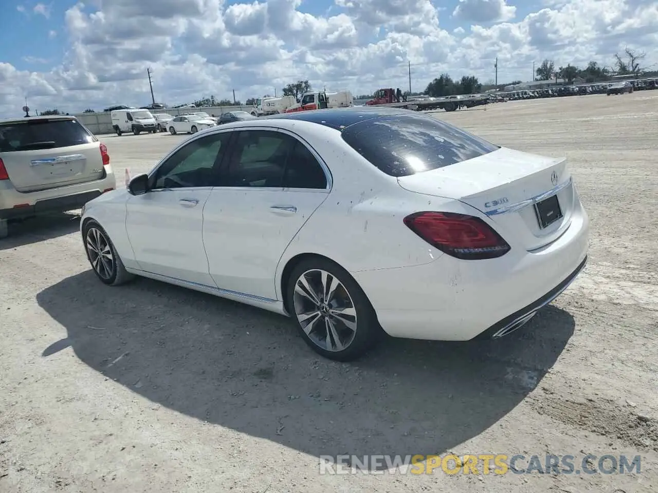 2 Photograph of a damaged car W1KWF8DB7MR604591 MERCEDES-BENZ C-CLASS 2021