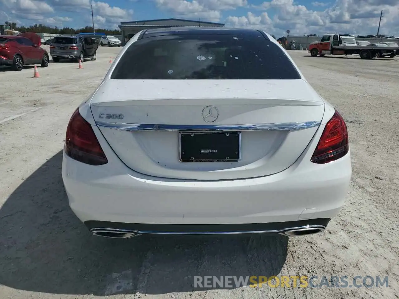 6 Photograph of a damaged car W1KWF8DB7MR604591 MERCEDES-BENZ C-CLASS 2021