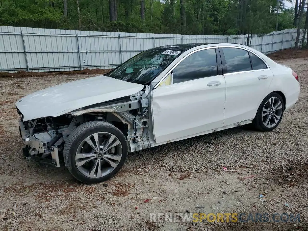 1 Photograph of a damaged car W1KWF8DB8MR611212 MERCEDES-BENZ C-CLASS 2021
