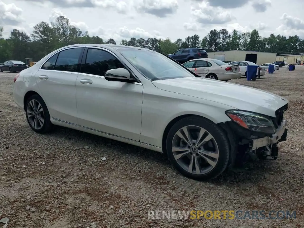 4 Photograph of a damaged car W1KWF8DB8MR611212 MERCEDES-BENZ C-CLASS 2021