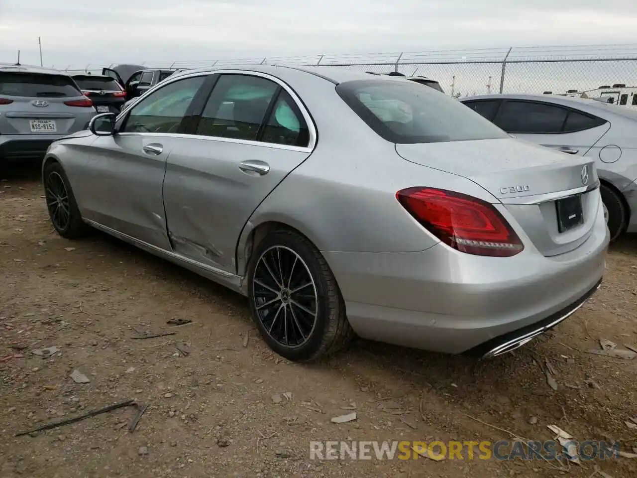 3 Photograph of a damaged car W1KWF8DB8MR651838 MERCEDES-BENZ C-CLASS 2021