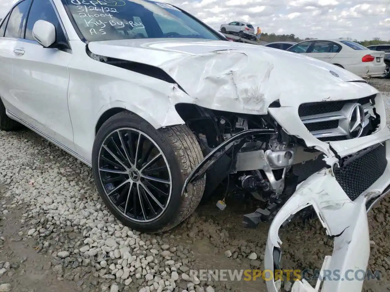 9 Photograph of a damaged car W1KWF8DB9MR647233 MERCEDES-BENZ C-CLASS 2021