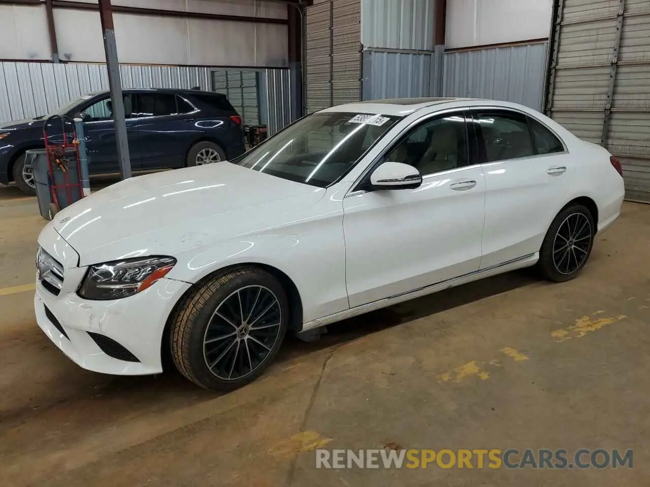 1 Photograph of a damaged car W1KWF8DB9MR650598 MERCEDES-BENZ C-CLASS 2021