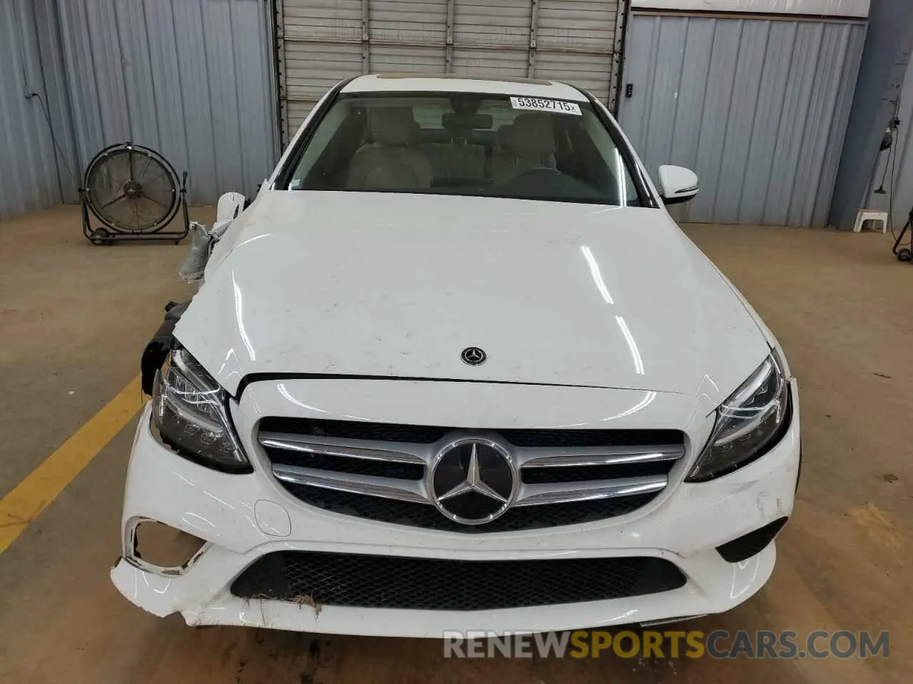 5 Photograph of a damaged car W1KWF8DB9MR650598 MERCEDES-BENZ C-CLASS 2021