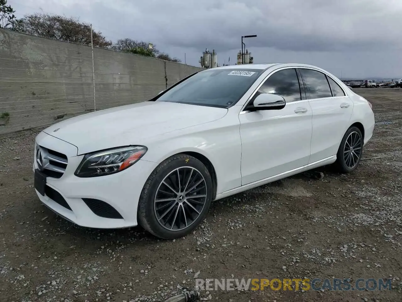 1 Photograph of a damaged car W1KWF8DB9MR650682 MERCEDES-BENZ C-CLASS 2021