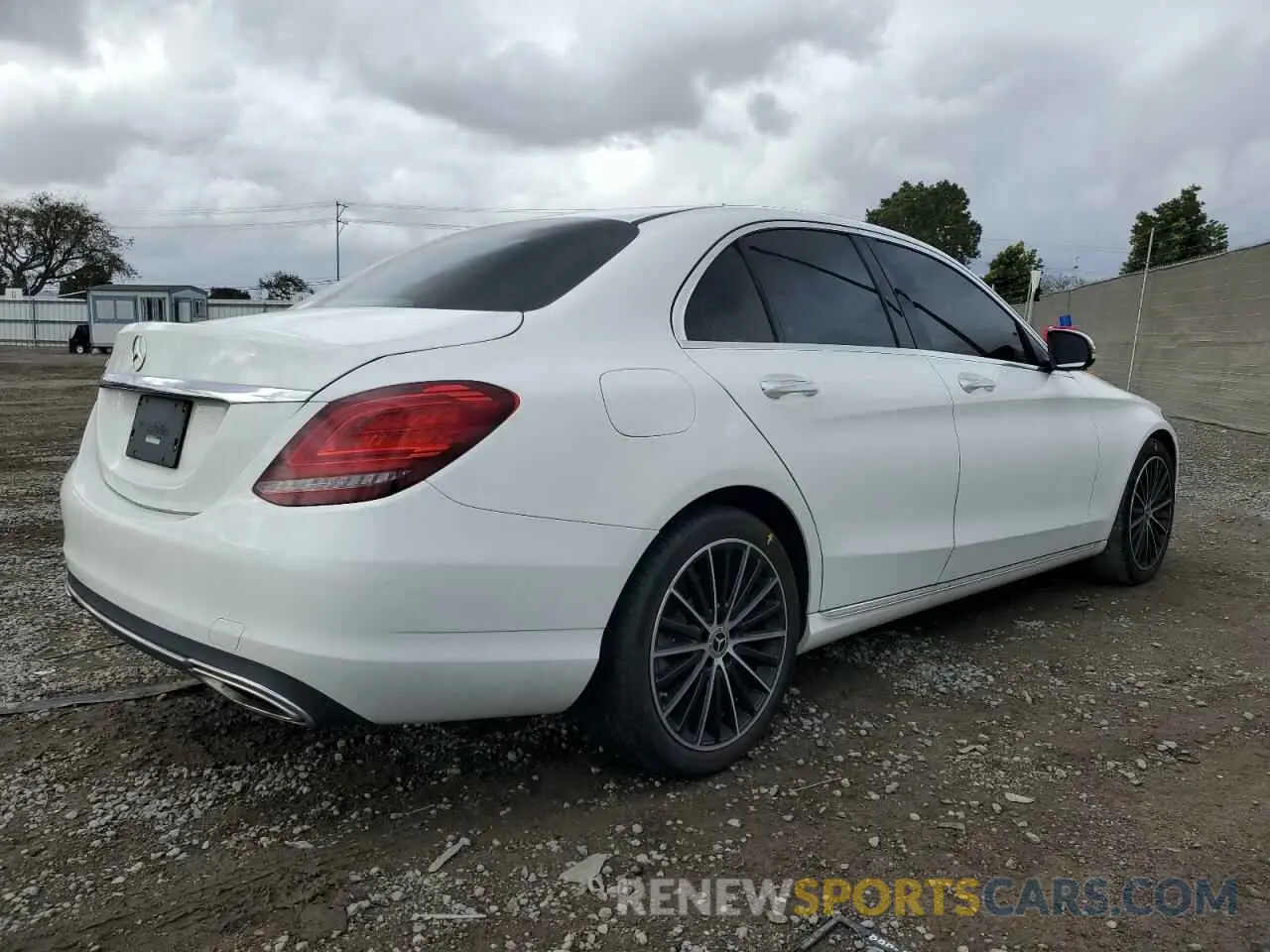 3 Photograph of a damaged car W1KWF8DB9MR650682 MERCEDES-BENZ C-CLASS 2021