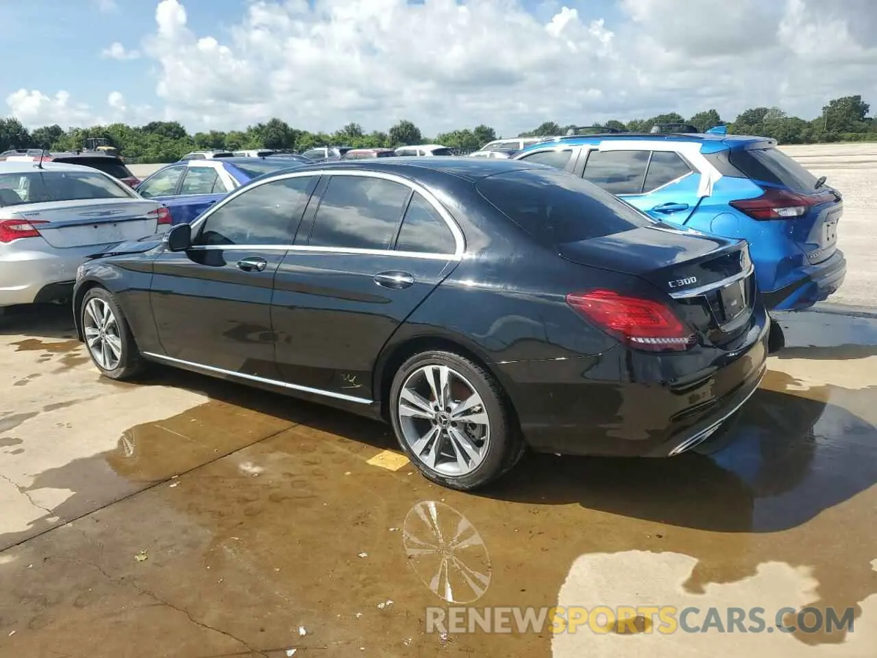 2 Photograph of a damaged car W1KWF8DBXMR611633 MERCEDES-BENZ C-CLASS 2021