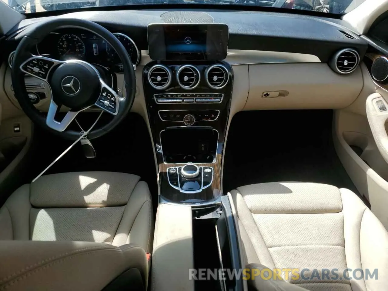 8 Photograph of a damaged car W1KWF8DBXMR611633 MERCEDES-BENZ C-CLASS 2021