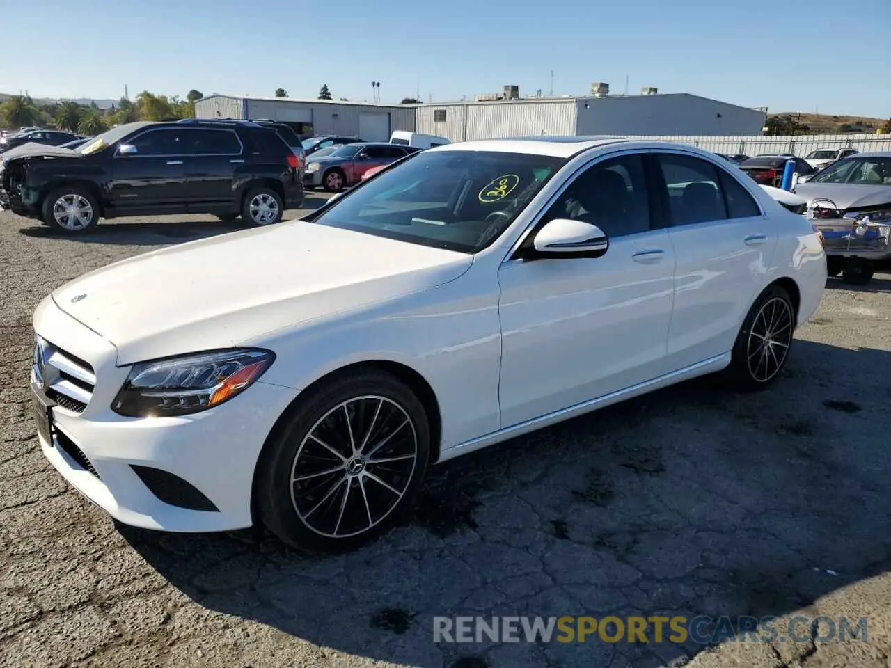 1 Photograph of a damaged car W1KWF8DBXMR612779 MERCEDES-BENZ C-CLASS 2021