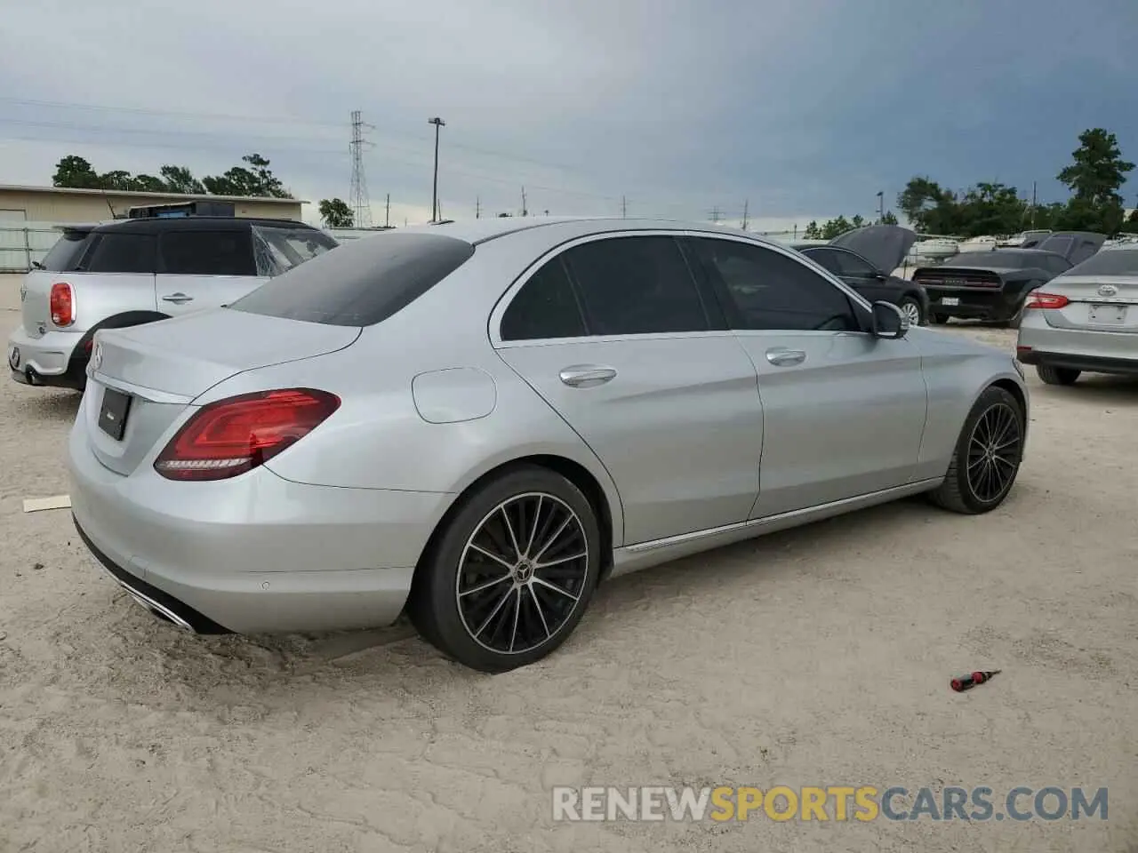 3 Photograph of a damaged car W1KWF8DBXMR615391 MERCEDES-BENZ C-CLASS 2021