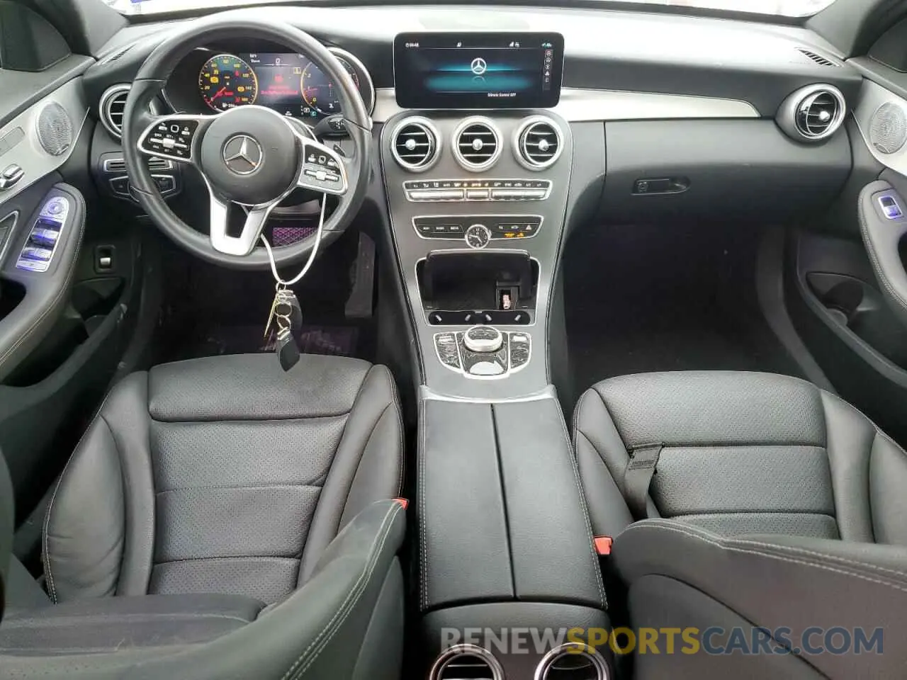 8 Photograph of a damaged car W1KWF8DBXMR615391 MERCEDES-BENZ C-CLASS 2021