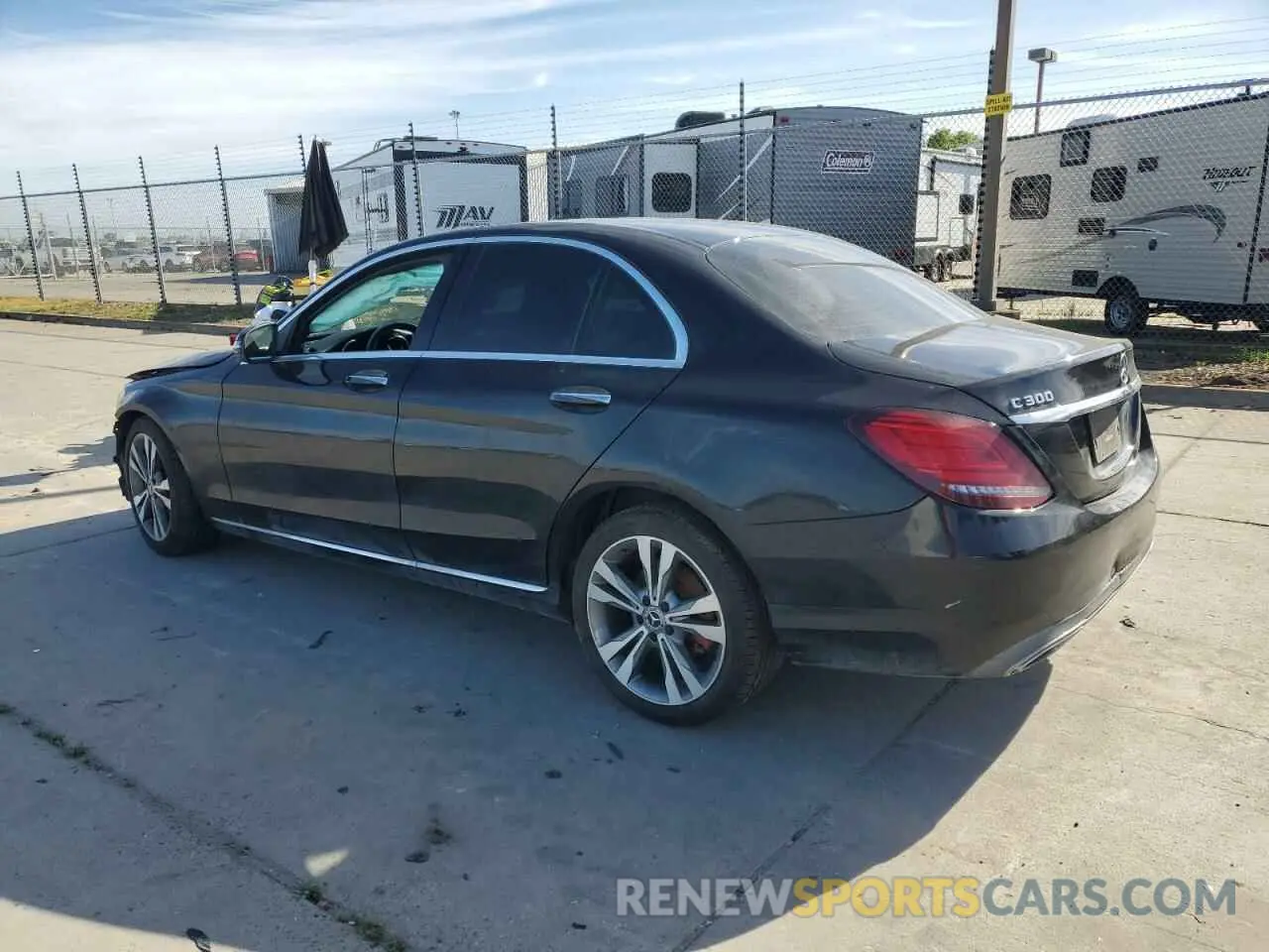 2 Photograph of a damaged car W1KWF8DBXMR629713 MERCEDES-BENZ C-CLASS 2021